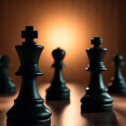 戦略的計画を表すチェスの駒。